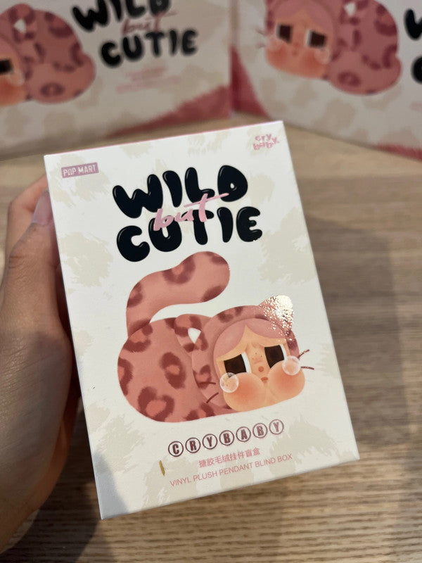 Popmart Crybaby Wild But Cutie Vinyl Plush Pendant -  Camo Cutie