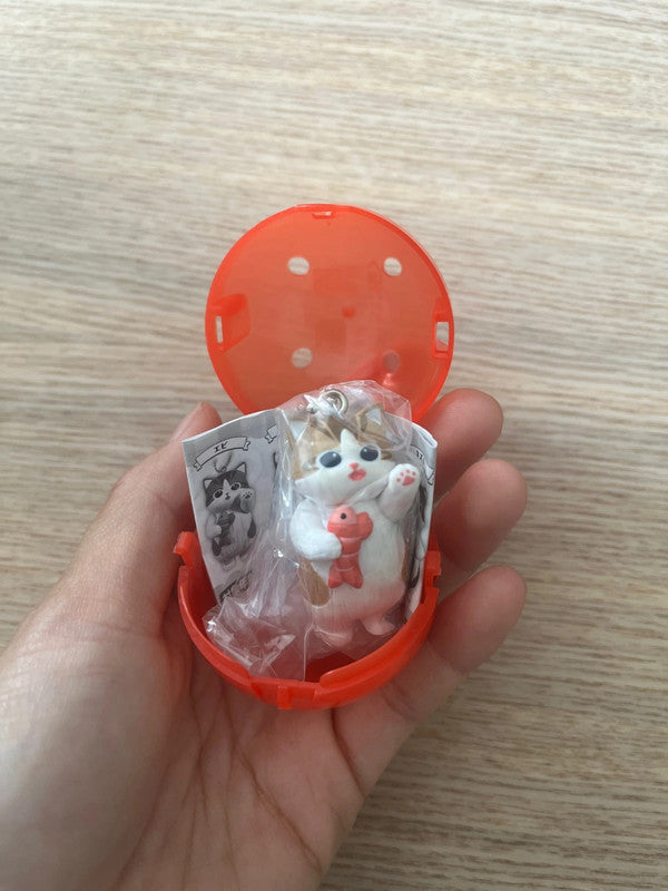 New Japan 2025 Mofusand Onedari Nyan Cat Mascot Figure Keychain collections