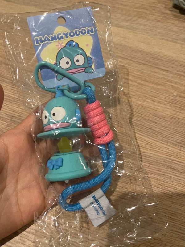 Sanrio Hangyodon LED light keychain