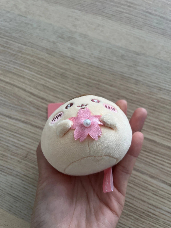 New Miniso x Chiikawa Sakura series plush keychain