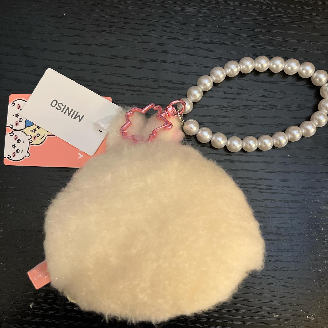 Miniso x Japan Chiikawa Usagi Sakura plush coins purse