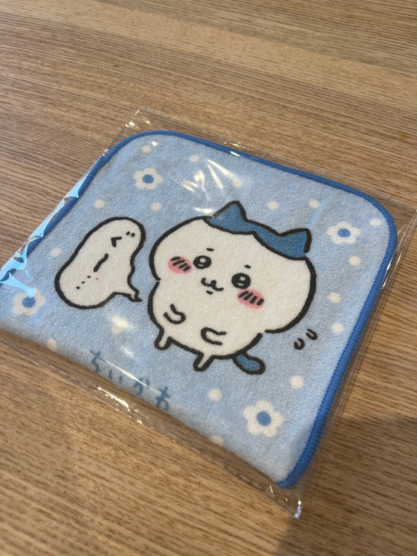 Japan Chiikawa - Hachiware kid mini hand towel - Blue