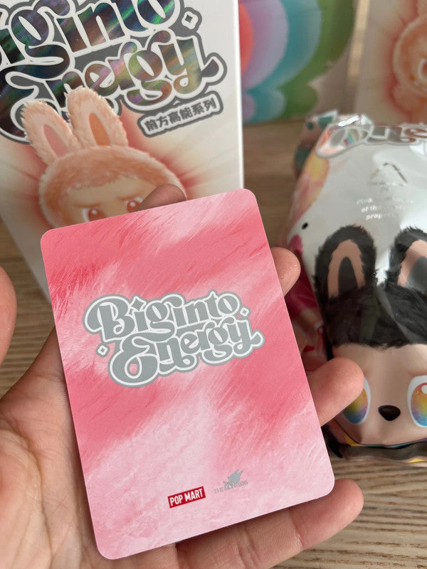 100% Authentic Popmart Big into Energy V3 labubu - Love
