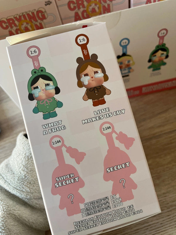 100% Authentic Crybaby Crying Again Vinyl Face Plush Keychain - She's Alice
