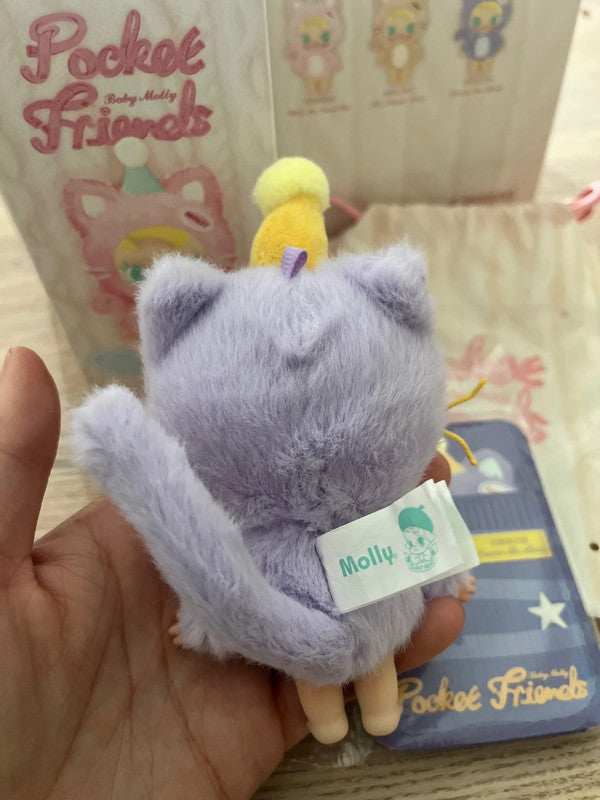Popmart Baby Molly Pocket Friends Series-Vinyl Plush Pendant - Leave Me Alone