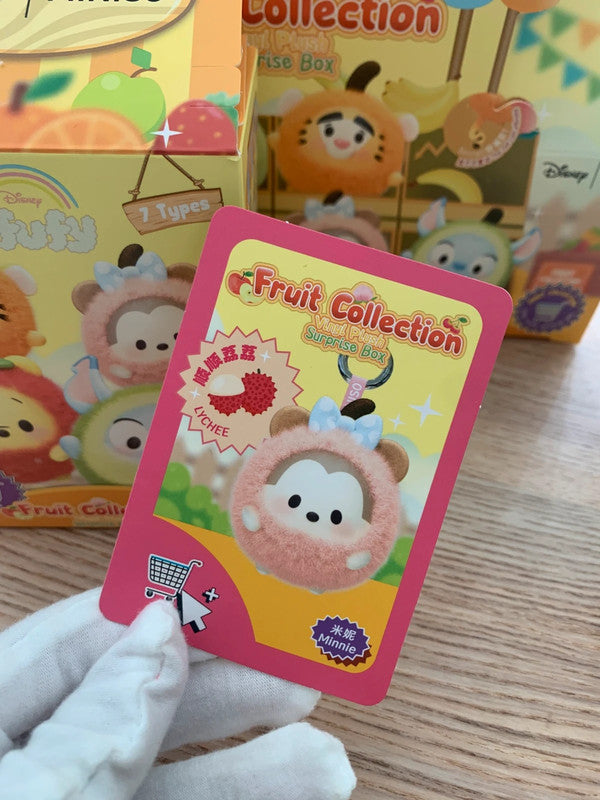 Miniso x Disney Fruit collection Vinyl Plush Blind box - Minnie Lychee