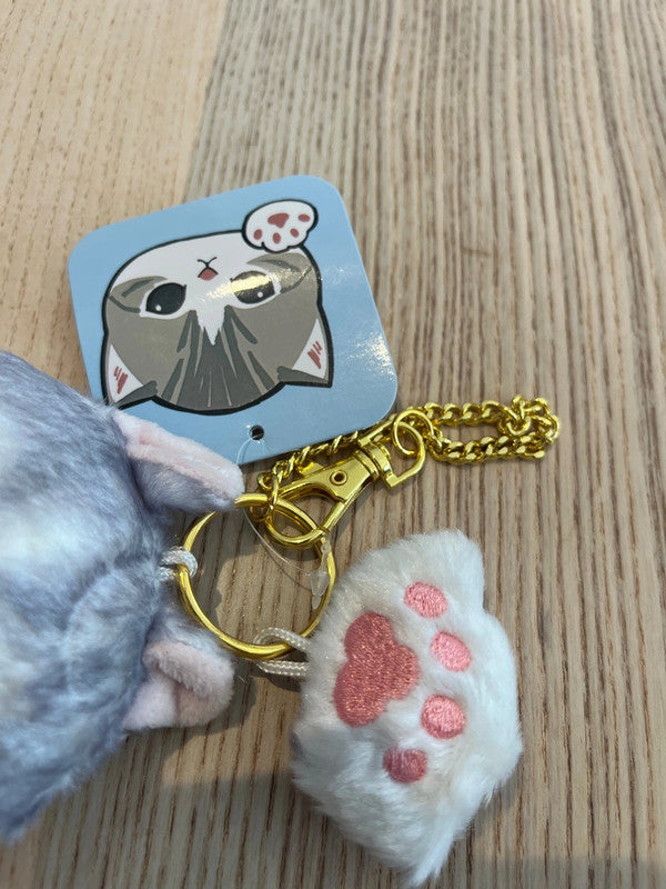 Mofusand head mini plush keychain