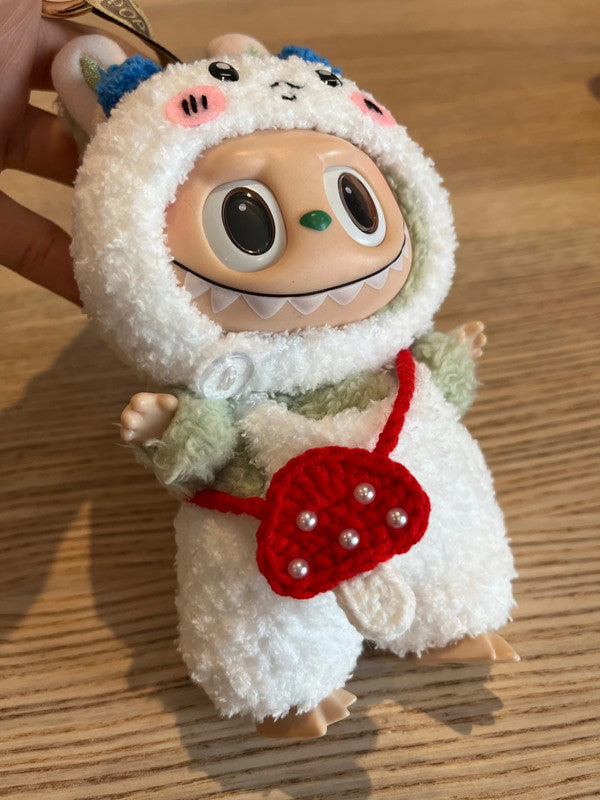 For Popmart Labubu V1 & V3 - Chiikawa Hachiware outfit set
