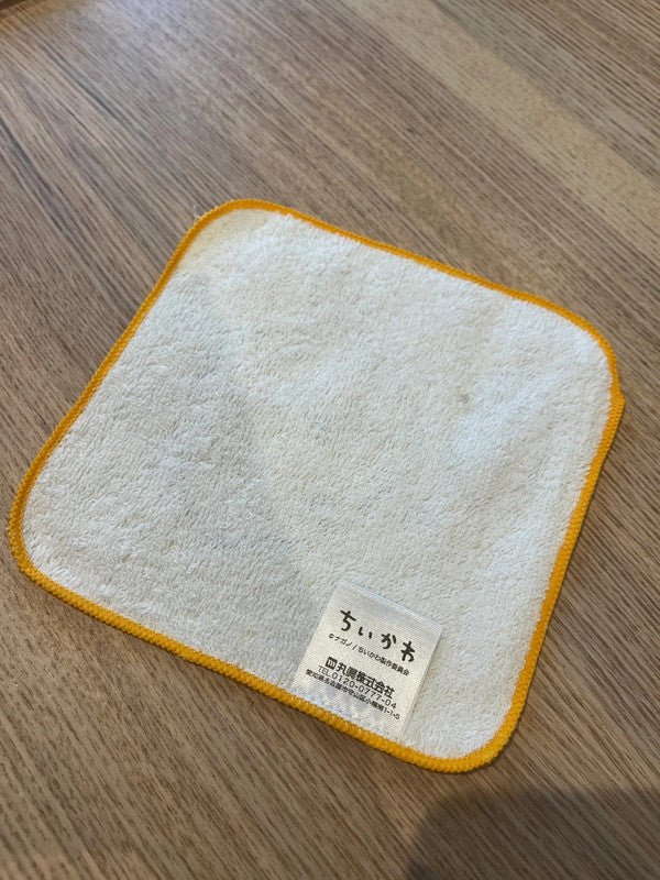 Japan Chiikawa -Usagi kid mini hand towel - Yellow