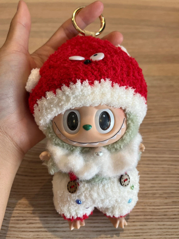 For Popmart Labubu V1 & V3 - Mushroom outfit set
