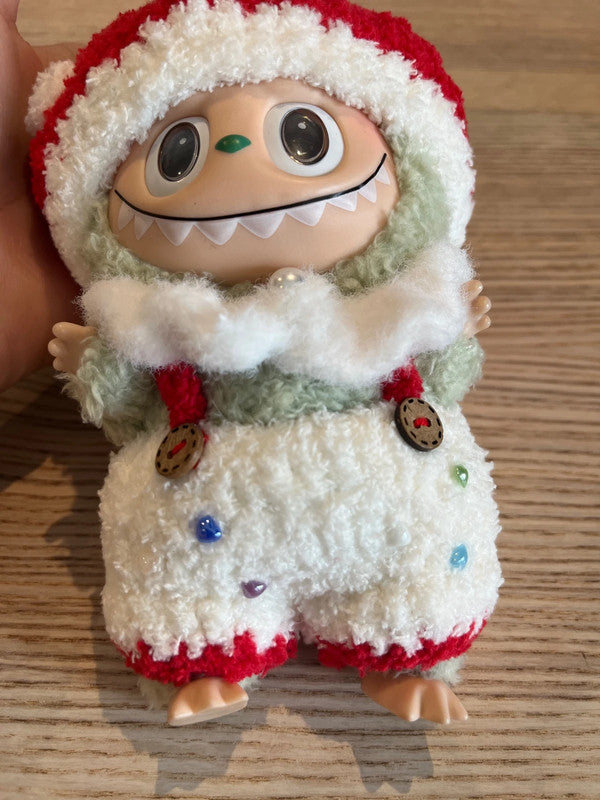 For Popmart Labubu V1 & V3 - Mushroom outfit set