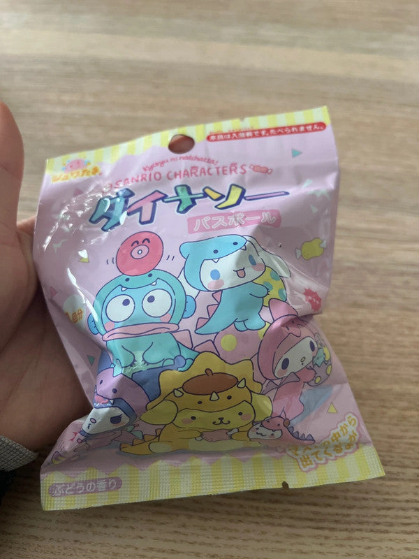 Japan Sanrio characters bath ball with toy