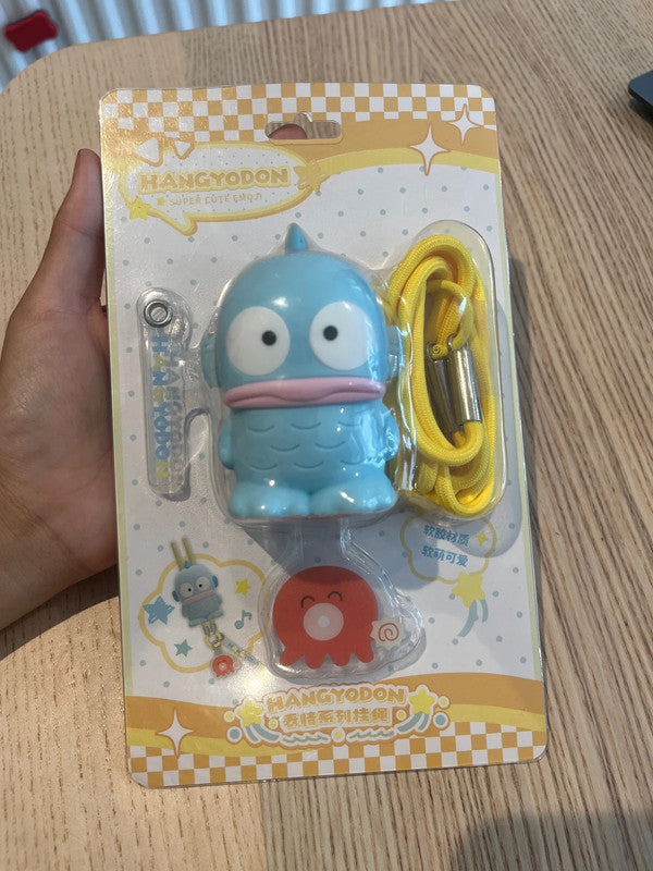 Sanrio Hangyodon Phone Strap Clip Holder