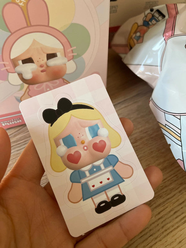 100% Authentic Crybaby Crying Again Vinyl Face Plush Keychain - She's Alice