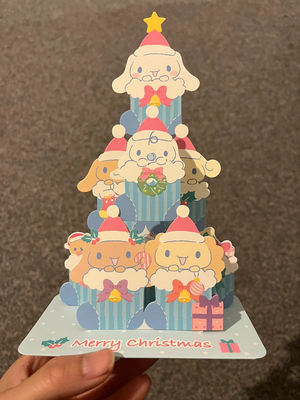 Sanrio Cinnamoroll 3D Christmas Card with envelope