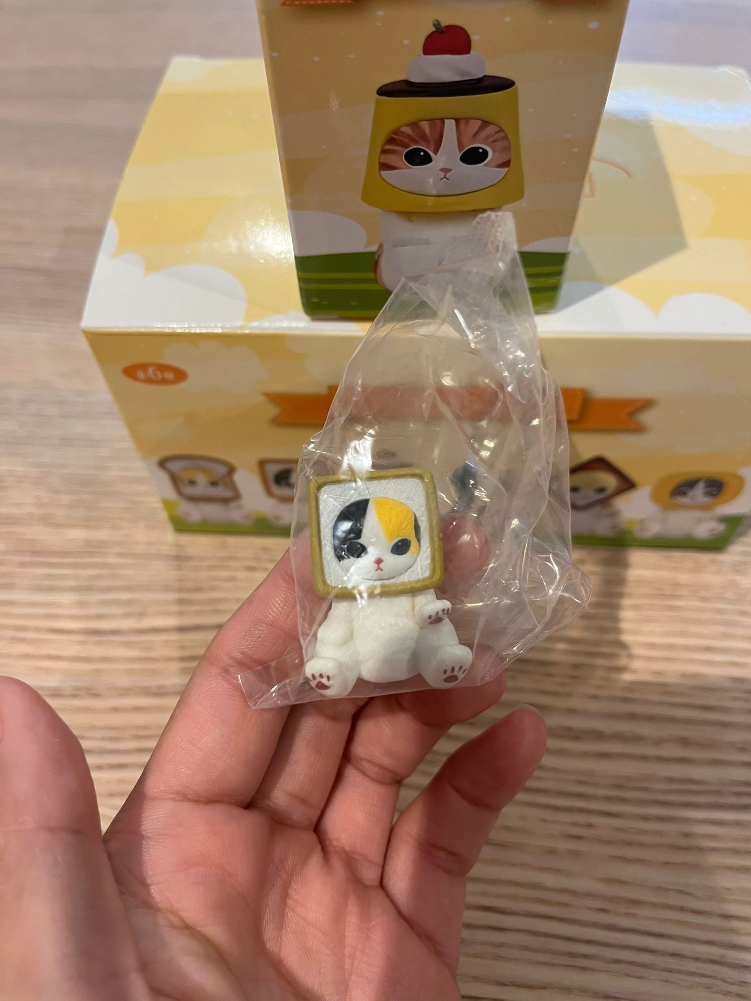 Mofusand Food cat seat position blind box figures