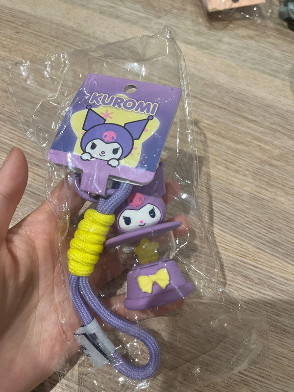 Sanrio Kuromi LED light keychain