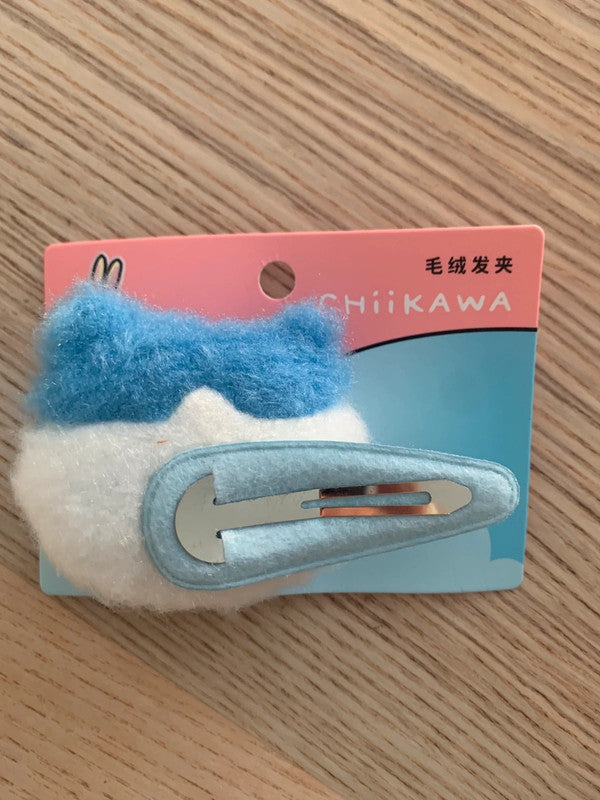 Miniso x Chiikawa Hachiware mini plush hairclip - 1 pcs