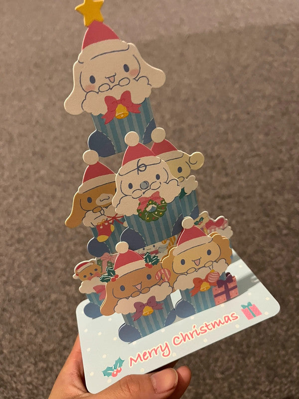 Sanrio Cinnamoroll 3D Christmas Card with envelope