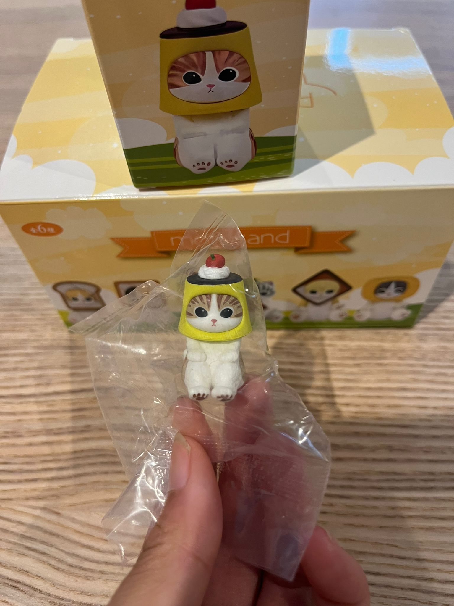 Mofusand Food cat seat position blind box figures