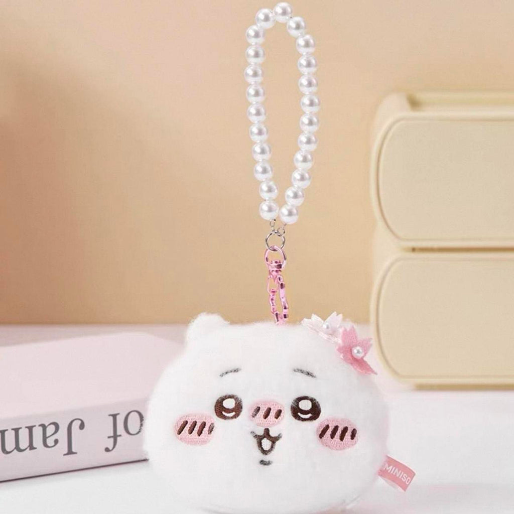 Miniso x Japan Chiikawa Sakura plush coins purse