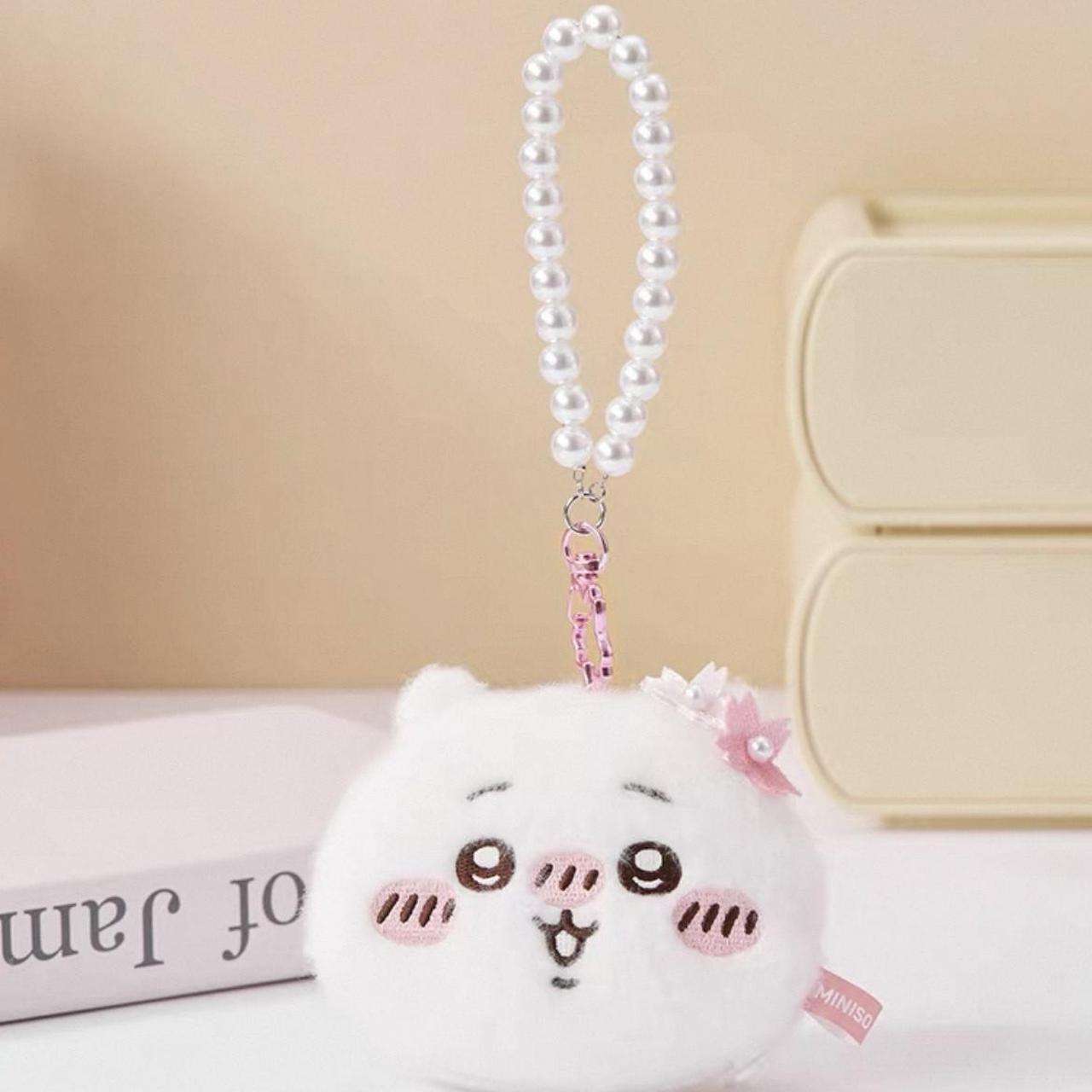 Miniso x Japan Chiikawa Sakura plush coins purse