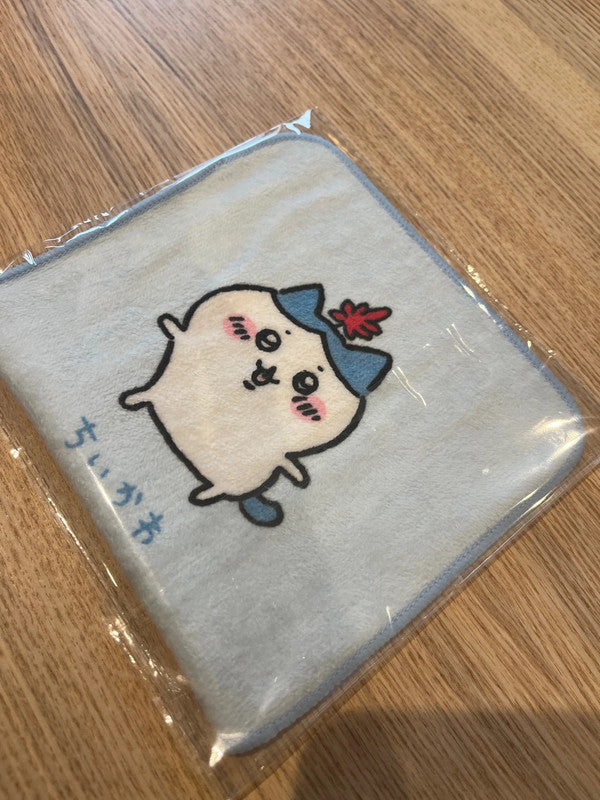 Japan Chiikawa - Hachiware kid mini hand towel - Light Blue