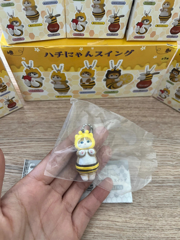 New Mofusand bee figures blind box keychain collection