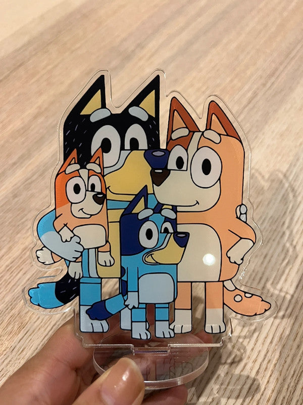 Bluey & Bingo party decoration double side acrylic stand