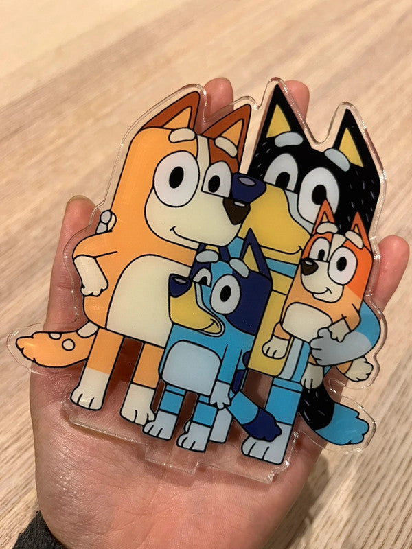 Bluey & Bingo party decoration double side acrylic stand