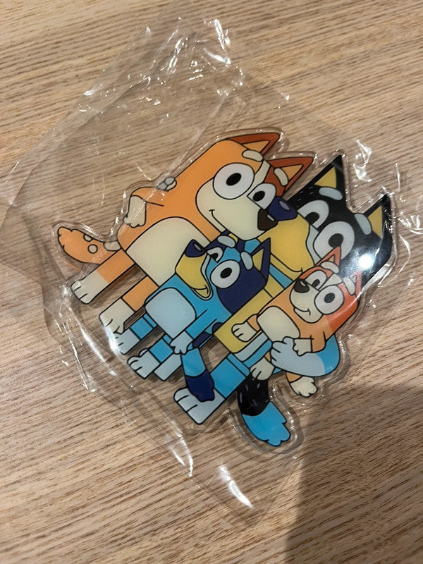 Bluey & Bingo party decoration double side acrylic stand