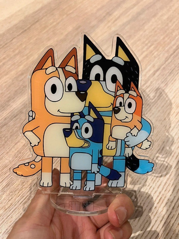 Bluey & Bingo party decoration double side acrylic stand