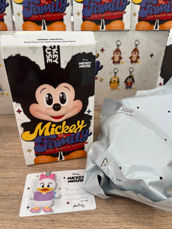 100% Authentic Popmart Mickey Family Cute Together Keychain - Daisy