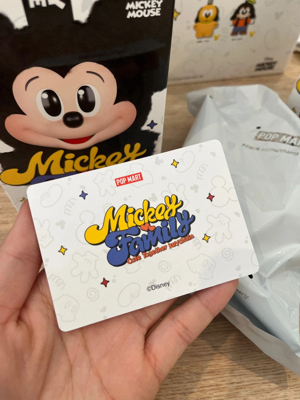 100% Authentic Popmart Mickey Family Cute Together Keychain - Dale