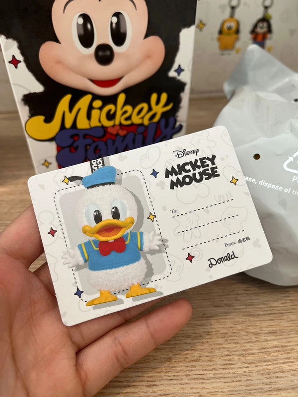 100% Authentic Popmart Mickey Family Cute Together Keychain - Donald