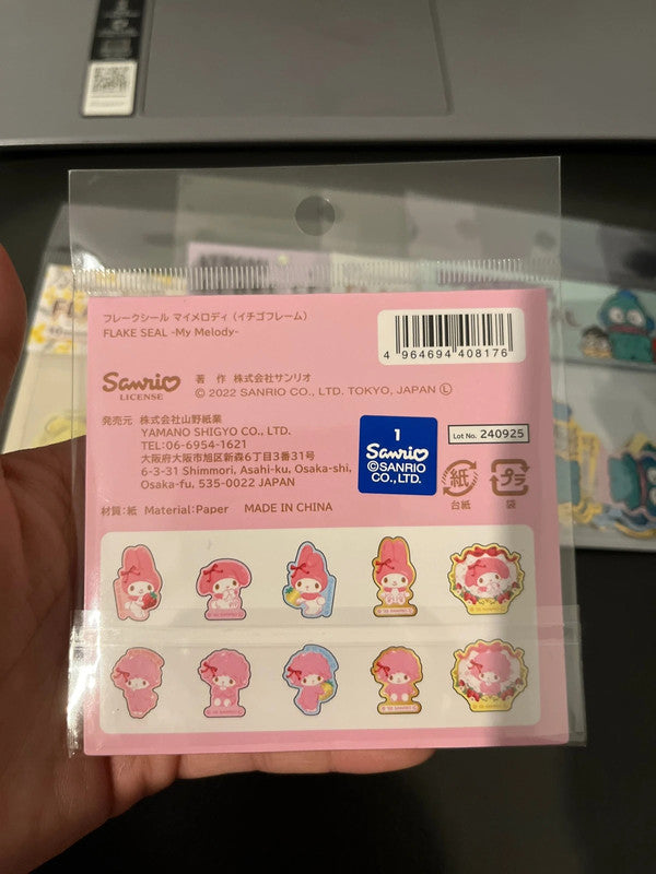 Sanrio My Melody Flake Stickers - 40pcs