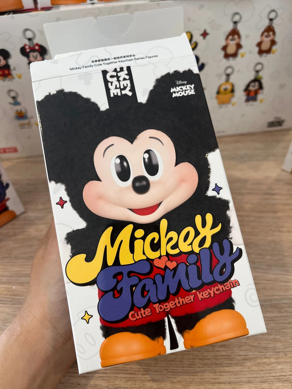 100% Authentic Popmart Mickey Family Cute Together Keychain - Goofy