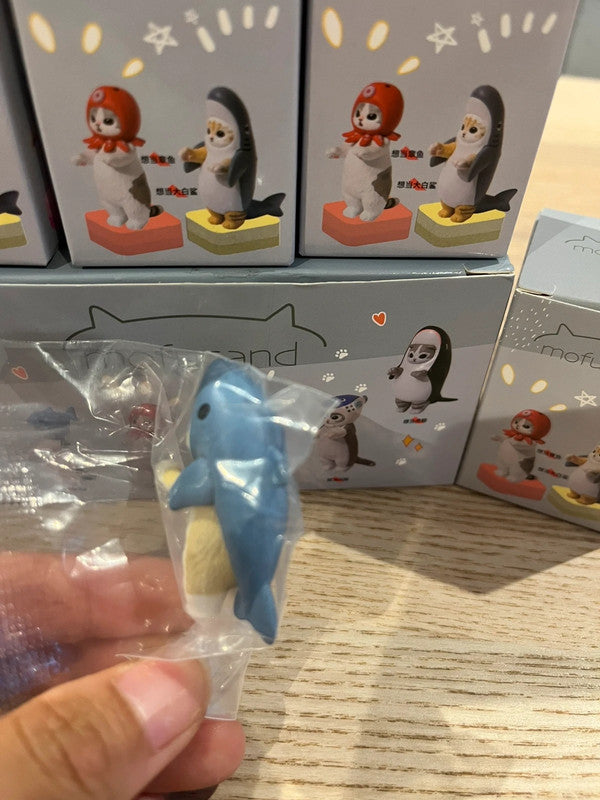 Mofusand Ocean Shark Cat mini figure collection