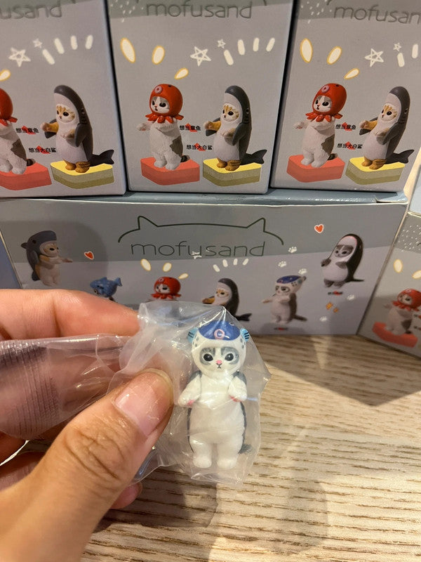 Mofusand Ocean Shark Cat mini figure collection