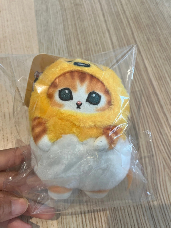 New Sanrio Gudetama x Mofusand plush keychain 2024