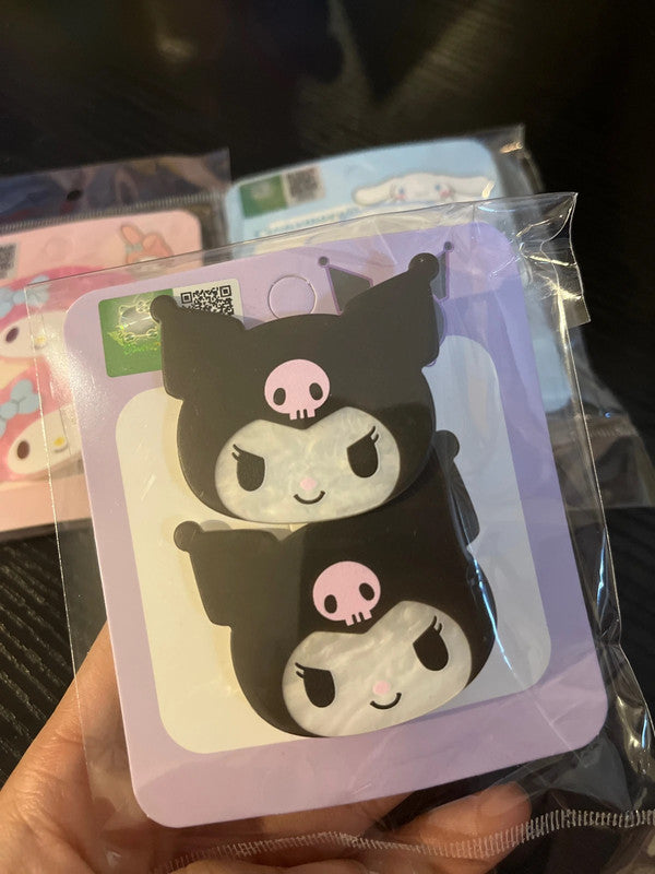 Sanrio Kuromi acrylics kid hairclips