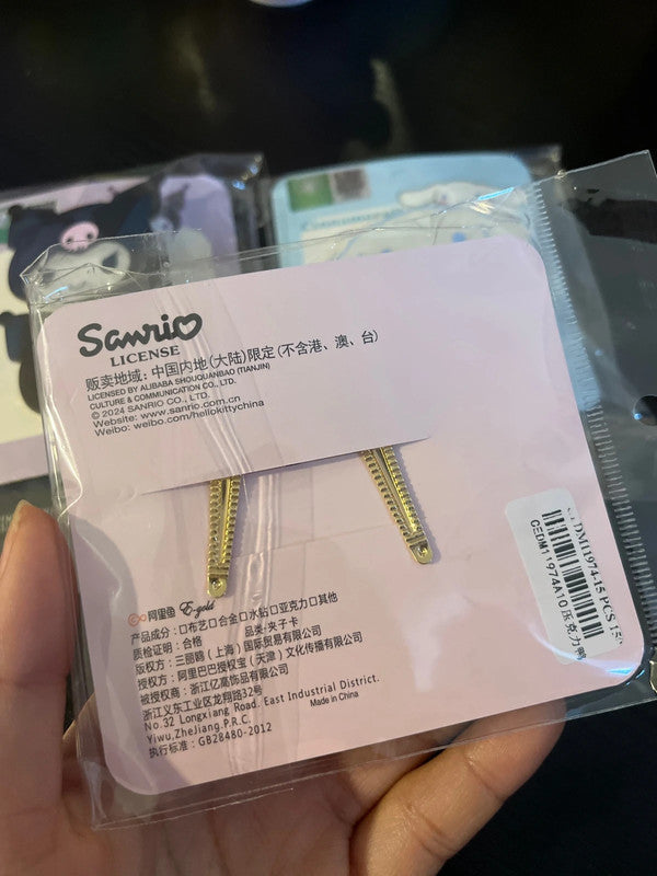 Sanrio My Ｍelody acrylics kid hairclips