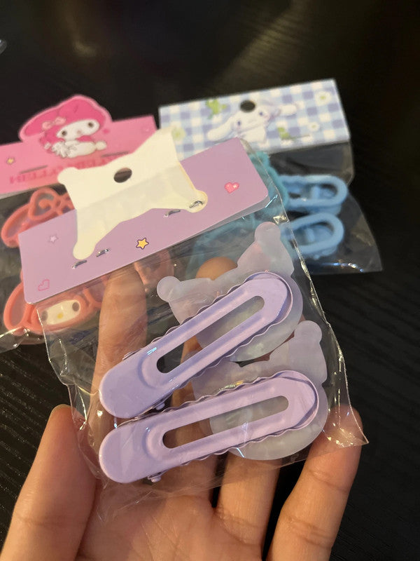 Sanrio Kuromi kid hairclips - 2 pcs