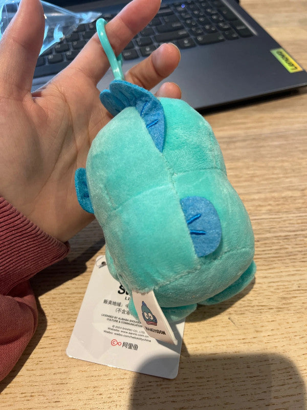 Sanrio Hangyodon plush keychain