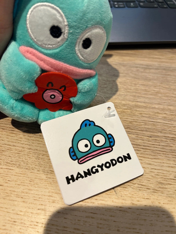 Sanrio Hangyodon plush keychain