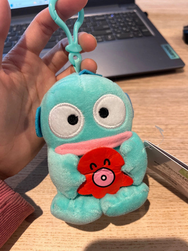 Sanrio Hangyodon plush keychain
