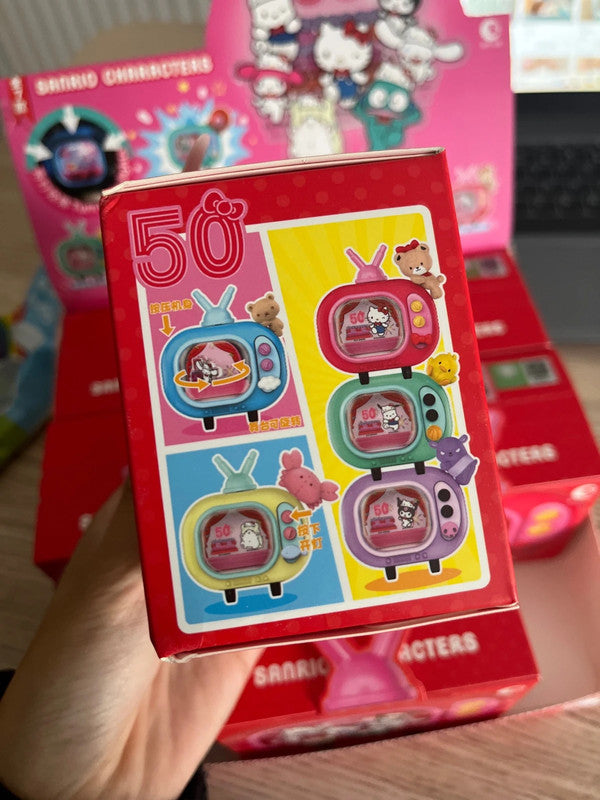 Sanrio characters Hello Kitty 50th anniversary mini TV LED desk light