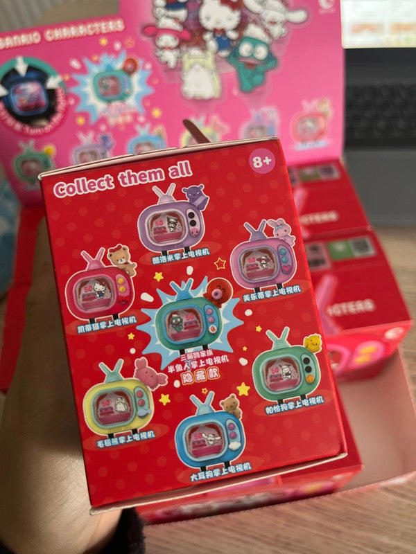 Sanrio characters Hello Kitty 50th anniversary mini TV LED desk light