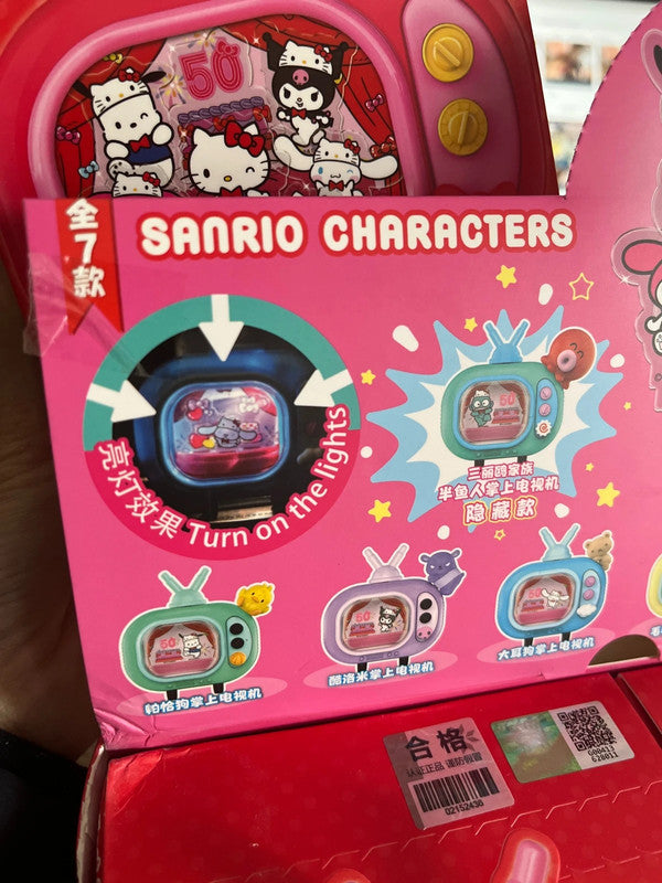 Sanrio characters Hello Kitty 50th anniversary mini TV LED desk light