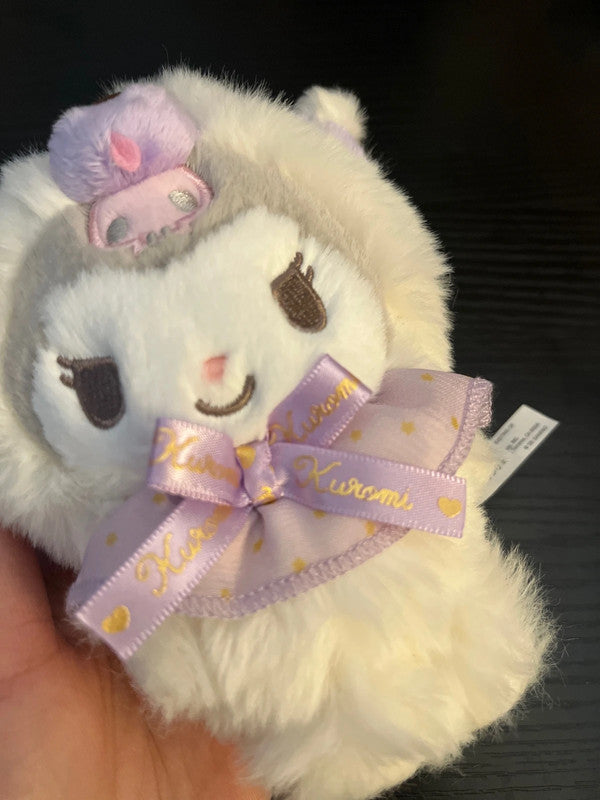 New Sanrio Kuromi soft plush keychai 2025